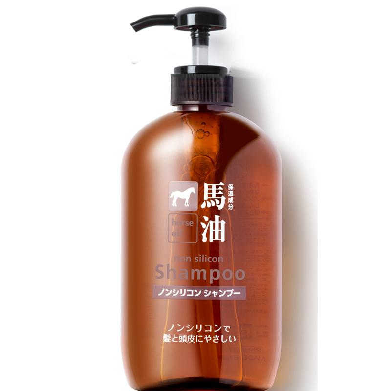 Kumano 熊野 無矽純天然弱酸性馬油洗髮水 600ml (4513574012752)